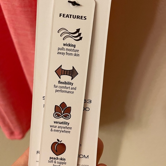 NWT- RBX Pink athletic top, L - Picture 2 of 7